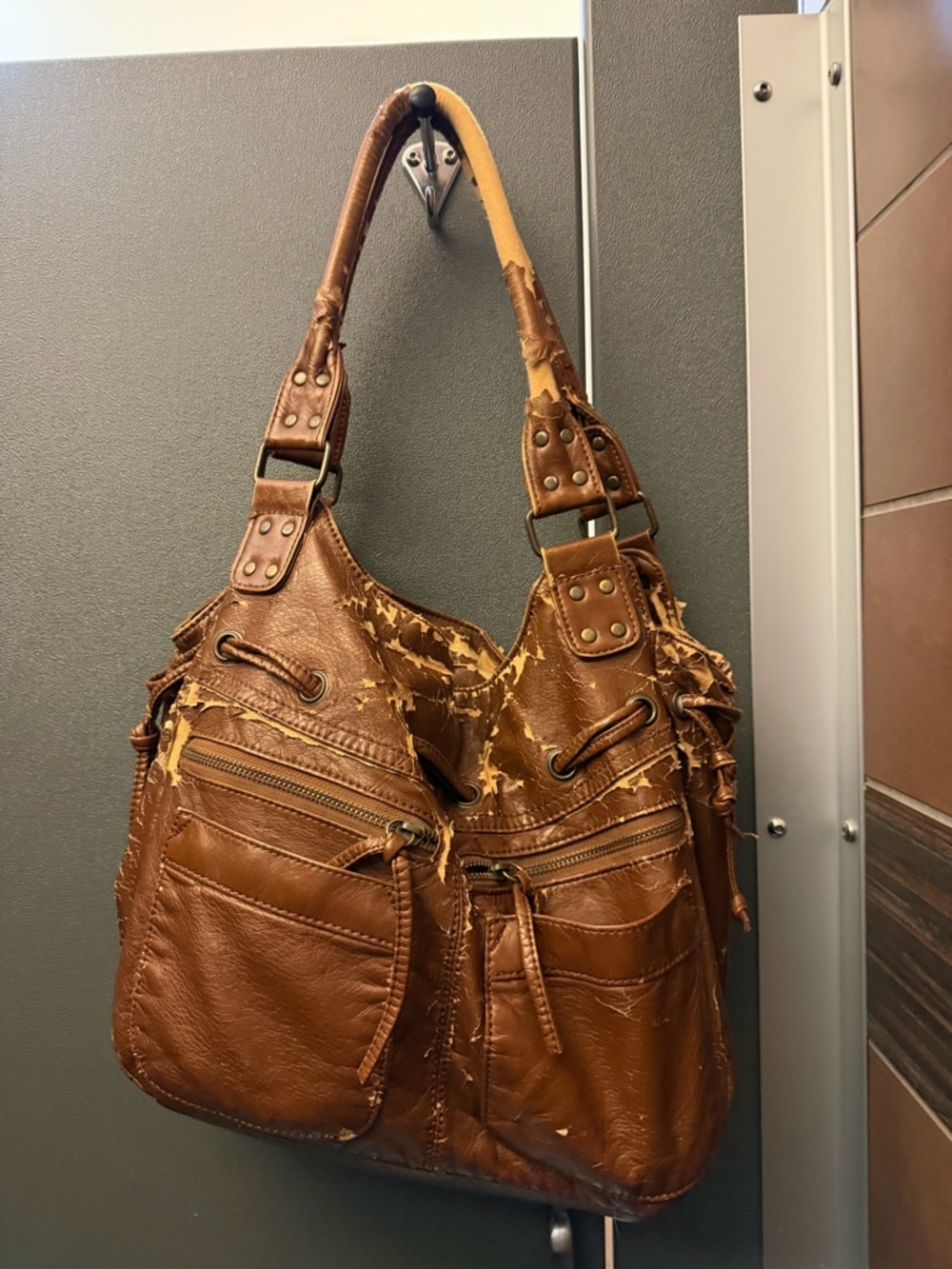 Brown Women’s Leather Shoulder Bag